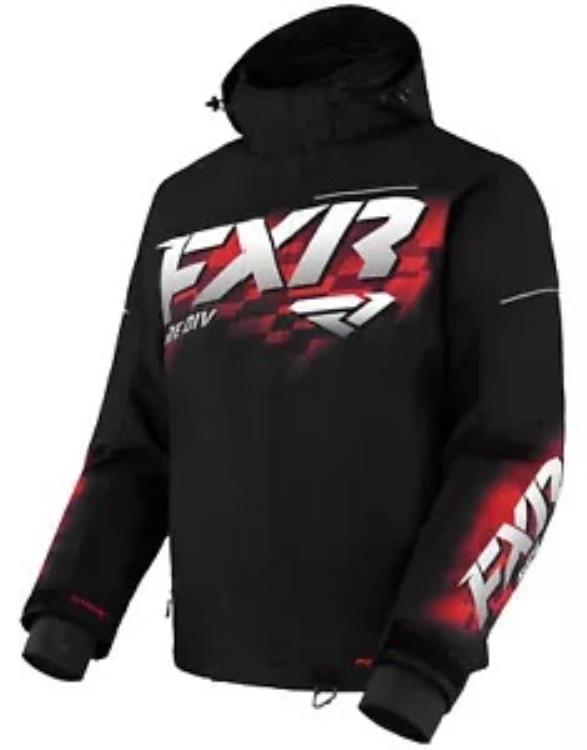 FXR フューエル メンズ スノー ジャケット ブラック/レッド FXR Fuel Mens Snow Jacket Black/Red 【並行輸入品】
