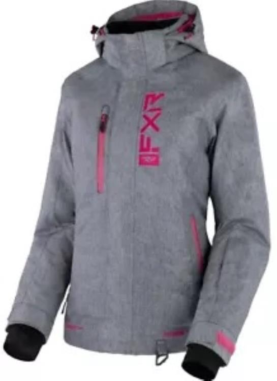 FXR フレッシュ 23 ウィメンズ スノー ジャケット グレー リネン/フューシャ FXR Fresh 23 Womens Snow Jacket Gray Linen/Fucshia 【並行輸入品】