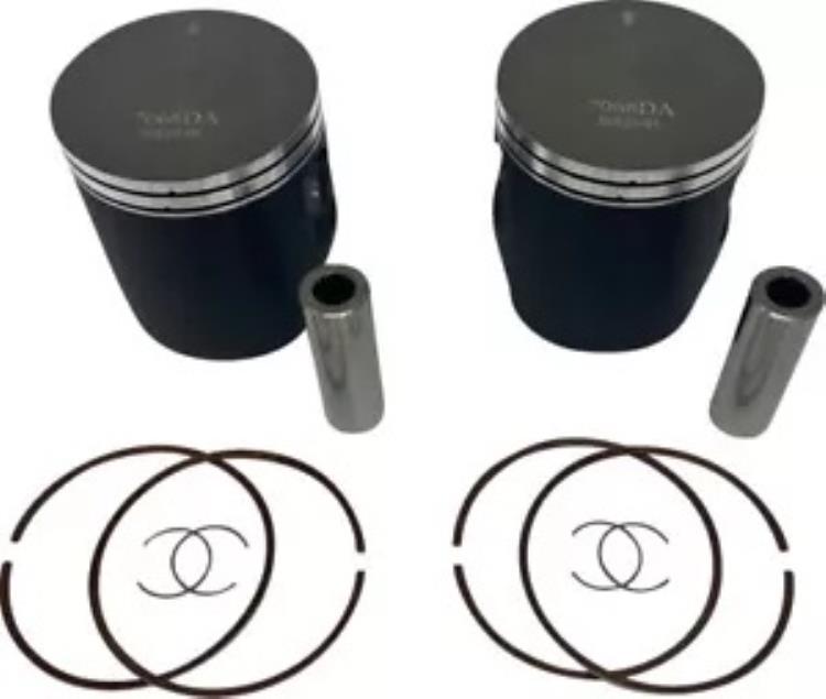 Wossner 81.84mm 陽極酸化ピストンキット (Ski Doo 用) (K7068DA-2) Wossner 81.84mm Anodized Piston Kit for Ski Doo (K7068DA-2) 【並行輸入品】｜カスタムパーツ WORLD倉庫