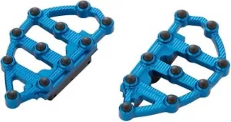 Arlen Ness Ness-MX ブルー乗客用フロアボード (06-897) Arlen Ness Ness-MX Blue Passenger Floorboards (06-897) 【並行輸入品】