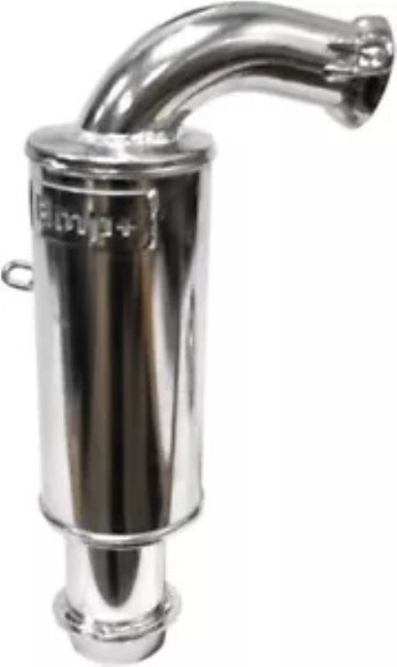 バイクマン パウダーライト クローム スリップオンマフラー (02-221PL-C) Bikeman Powder Lite Chrome Slip-On Muffler (02-221PL-C) 【並行輸入品】｜カスタムパーツ WORLD倉庫