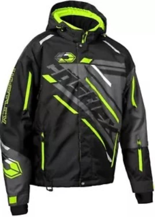 Castle X React メンズ スノー ジャケット Hi-Vis/ブラック Castle X React Mens Snow Jacket Hi-Vis/Black 【並行輸入品】｜カスタムパーツ WORLD倉庫