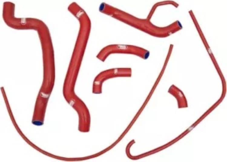 Samco レッド ラジエターホースキット (DUC12-RD) Samco Red Radiator Hose Kit (DUC12-RD) 【並行輸入品】｜カスタムパーツ WORLD倉庫