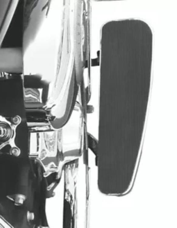 LA チョッパーズ ロングボード ソリッド ドライバー フロアボード (LA-7092-01) LA Choppers Longboard Solid Driver Floorboards (LA-7092-01) 【並行輸入品】