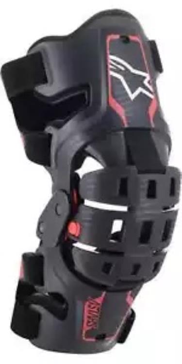 アルパインスターズ バイオニック 5S ユース ニー ブレース セット ブラック/レッド Alpinestars Bionic 5S Youth Knee Brace Set Black/Red 【並行輸入品】