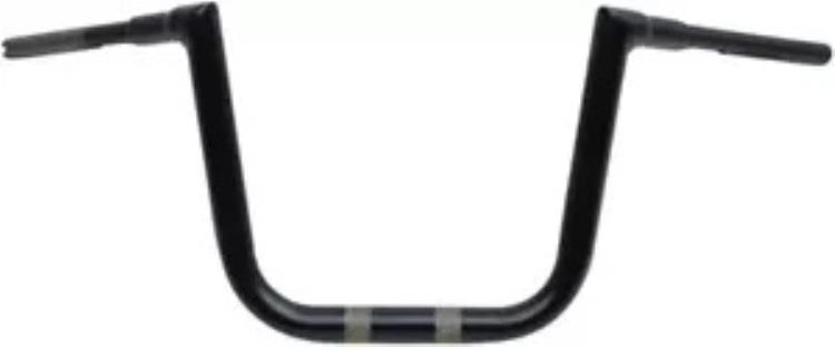 LA チョッパーズ 1.5 インチ グランデ ツイン ピークス ブラック ハンドルバー、13 インチ エンドライズ (LA-7363-13B) LA Choppers 1.5\