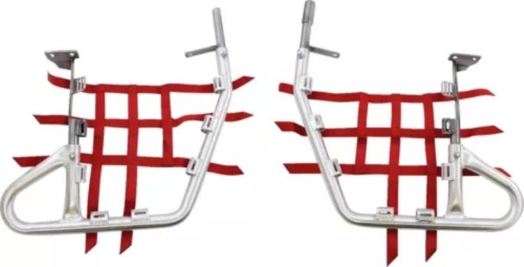 DG ナチュラル/レッド アルミニウム合金ナーフ バー (60-2455) DG Natural/Red Aluminum Alloy Nerf Bars (60-2455) 【並行輸入品】 73,810円