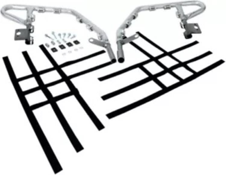 DG ナチュラル/ブラック アルミニウム合金ナーフ バー (60-2470) DG Natural/Black Aluminum Alloy Nerf Bars (60-2470) 【並行輸入品】