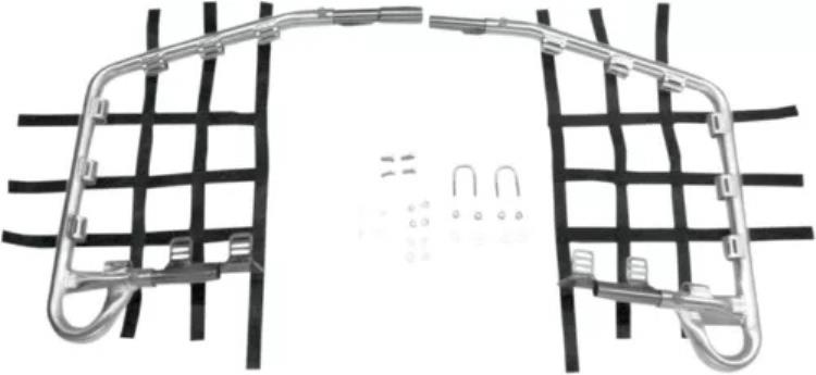 DG ナチュラル/ブラック アルミニウム合金ナーフ バー (60-4450) DG Natural/Black Aluminum Alloy Nerf Bars (60-4450) 【並行輸入品】