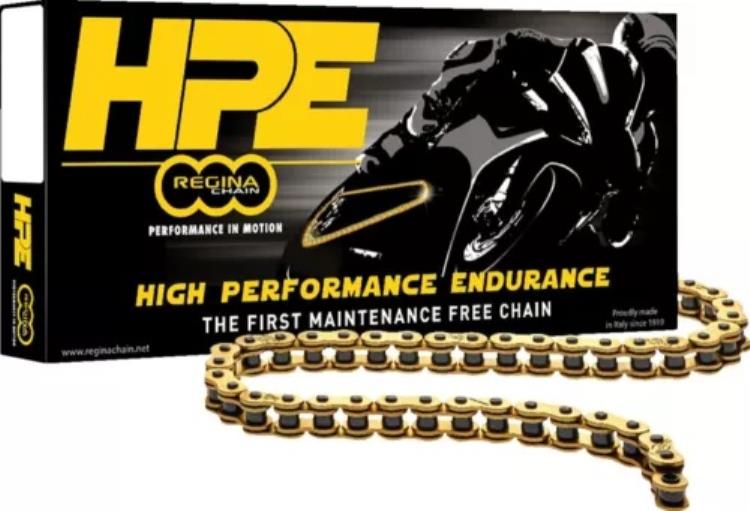 Regina 525 HPE ゴールド ドライブ チェーン 124 リンク (137HPE/1009) Regina 525 HPE Gold Drive Chain 124 Links (137HPE/1009) 【並行輸入品】｜カスタムパーツ WORLD倉庫