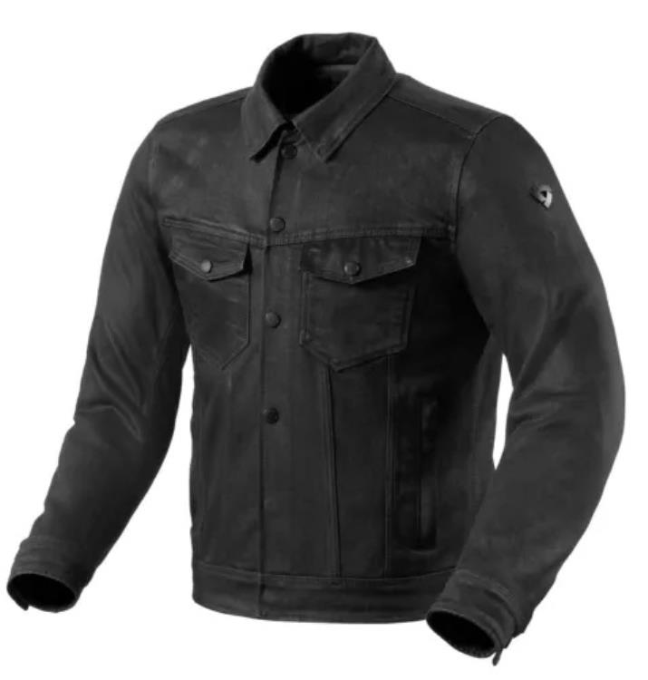 Rev'It トラッカー メンズ オートバイ ライディング ジャケット ブラック Rev'It Trucker Mens Motorcycle Riding Jacket Black 【並行輸入品】
