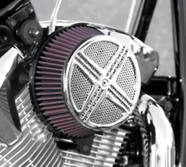 バロン XXX クロームビッグエアフィルターインテークキット (BA-2360-00) Baron XXX Chrome Big Air Filter Intake Kit (BA-2360-00) 【並行輸入品】