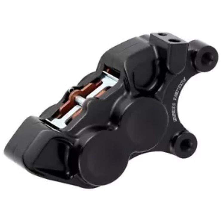 Arlen Ness 11.8 インチ 4 ピストン ブラック 右ブレーキ キャリパー (02-223) Arlen Ness 11.8" 4-Piston Black Right Brake Caliper (02-223) 【並行輸入品】｜カスタムパーツ WORLD倉庫