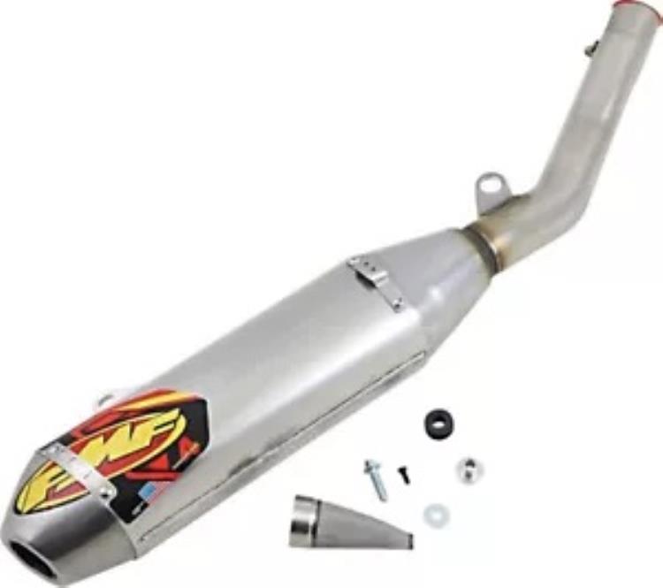 FMF パワーコア 4 HEX アルミ/ステンレス スリップオンマフラー (044462) FMF Powercore 4 HEX Aluminum/Stainless Steel Slip-On Muffler (044462) 【並行輸入品】