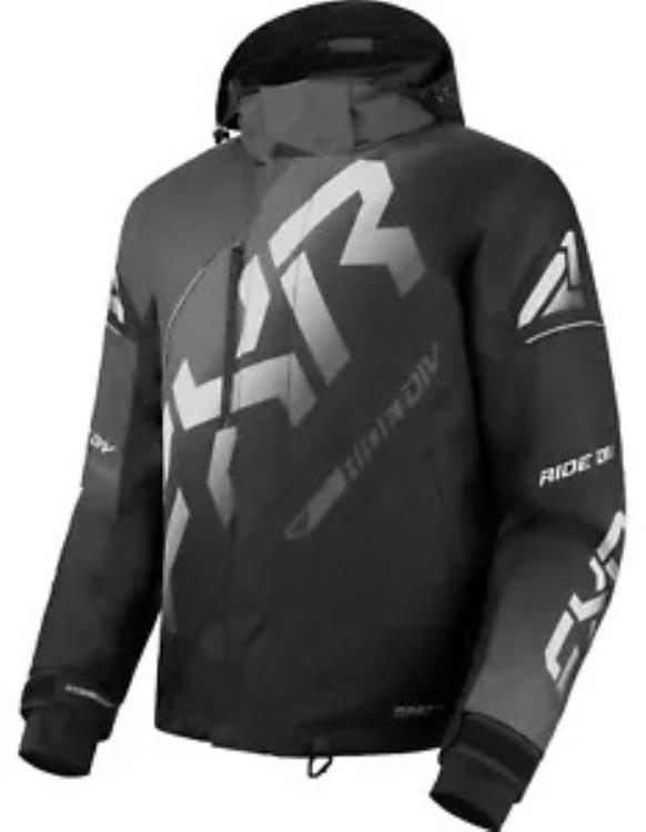 FXR CX メンズ スノー ジャケット ブラック/チャコール/ホワイト FXR CX Mens Snow Jacket Black/Charcoal/White 【並行輸入品】