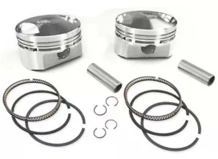 Wiseco 1200cc スポーツスター EVO 鍛造ピストンキット 10.5:1/ドーム型 3.498 インチ ボア (K1685) Wiseco 1200cc Sportster EVO Forged Piston Kit 10.5:1/Domed 3.498\