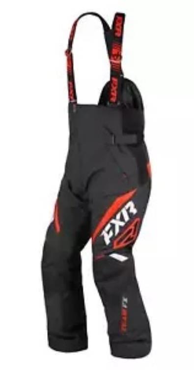 FXR チーム FX メンズ スノー パンツ/ビブ ブラック/レッド FXR Team FX Mens Snow Pants/Bibs Black/Red 【並行輸入品】
