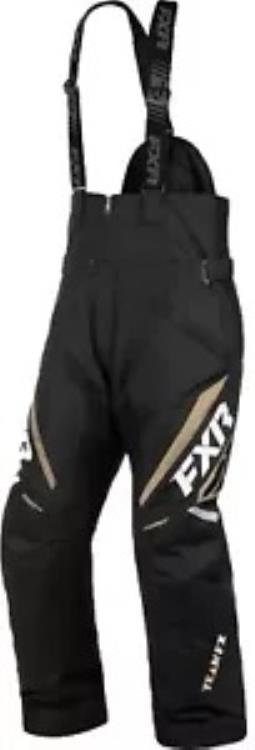 FXR チーム FX メンズ スノー パンツ/ビブ ブラック/キャンバス FXR Team FX Mens Snow Pants/Bibs Black/Canvas 【並行輸入品】