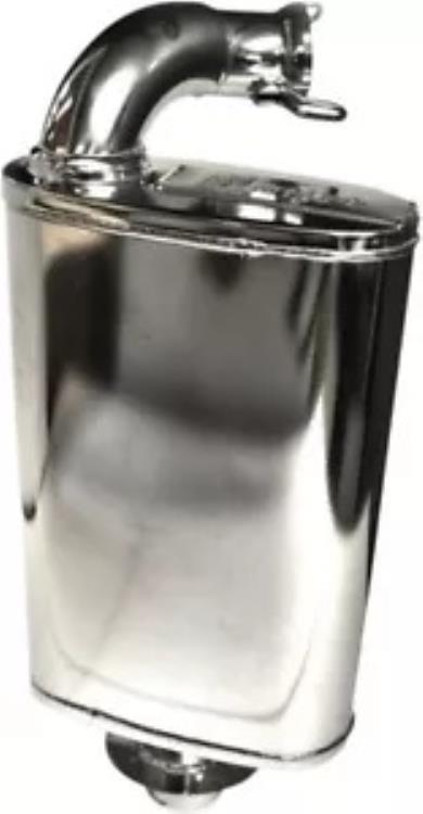 Bikeman フルベロシティ クローム スリップオンマフラー (02-325-SC) Bikeman Full Velocity Chrome Slip-On Muffler (02-325-SC) 【並行輸入品】