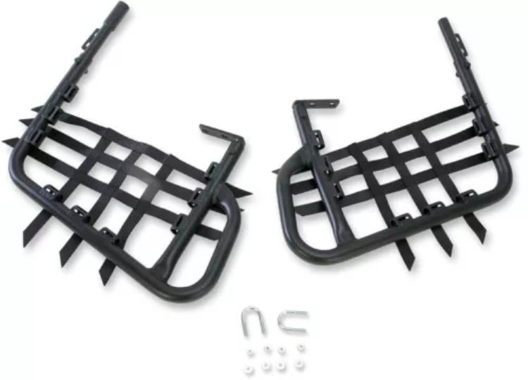 DG ブラック/ブラック アルミニウム合金ナーフ バー (60-2205X) DG Black/Black Aluminum Alloy Nerf Bars (60-2205X) 【並行輸入品】
