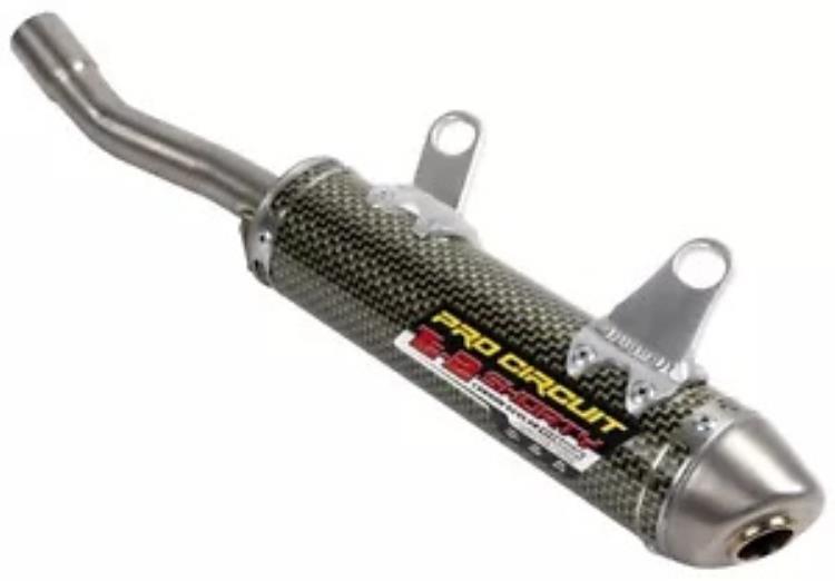 Pro Circuit Ti-2 チタン/カーボン ショーティー エキゾースト サイレンサー (1152325K) Pro Circuit Ti-2 Titanium/Carbon Shorty Exhaust Silencer (1152325K) 【並行輸入品】
