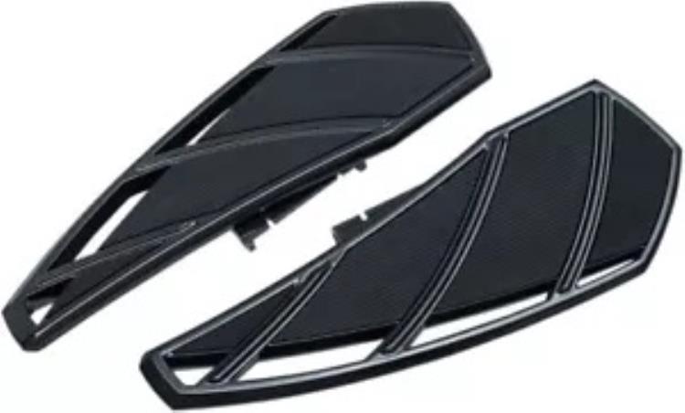 Kuryakyn ブラック ファントム ドライバー フロアボード (5795) Kuryakyn Black Phantom Driver Floorboards (5795) 【並行輸入品】