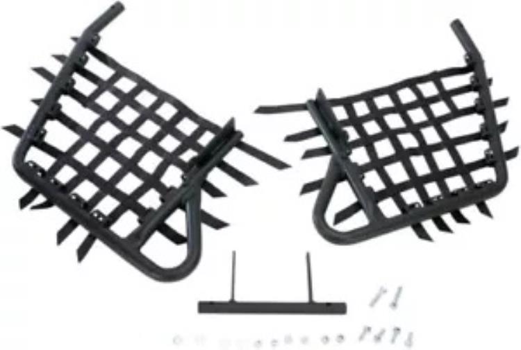 DG ブラック/ブラック アルミニウム合金ナーフ バー (60-4509X) DG Black/Black Aluminum Alloy Nerf Bars (60-4509X) 【並行輸入品】