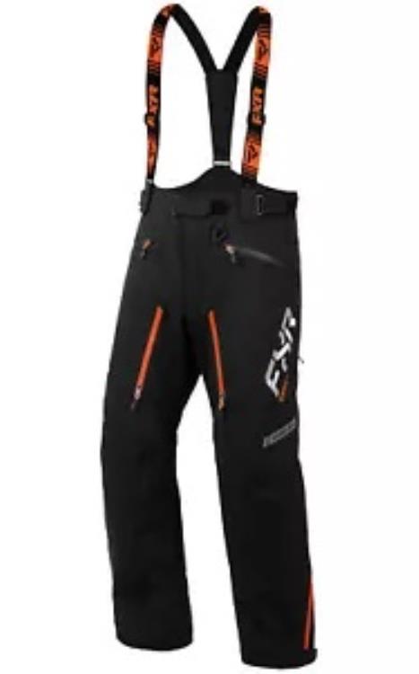 FXR ミッション FX メンズ スノー パンツ ブラック/オレンジ FXR Mission FX Mens Snow Pants Black/Orange 【並行輸入品】