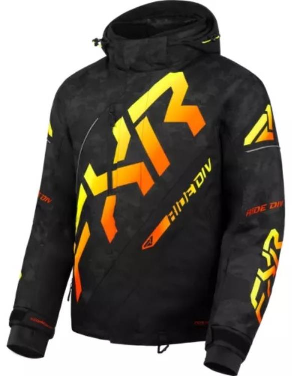 FXR CX メンズ スノー ジャケット ブラック/カモ/インフェルノ FXR CX Mens Snow Jacket Black/Camo/Inferno 【並行輸入品】|カスタムパーツ WORLD倉庫