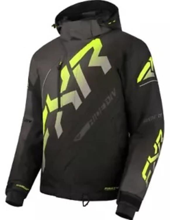 FXR CX メンズ スノー ジャケット ブラック/チャコール/ハイビズ FXR CX Mens Snow Jacket Black/Charcoal/Hi-Viz 【並行輸入品】|カスタムパーツ WORLD倉庫
