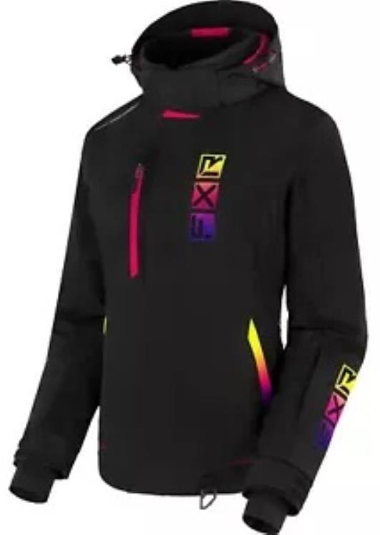 FXR EVO FX ウィメンズ スノー ジャケット ブラック/ネオン フュージョン FXR EVO FX Womens Snow Jacket Black/Neon Fusion 【並行輸入品】｜カスタムパーツ WORLD倉庫 76,835円