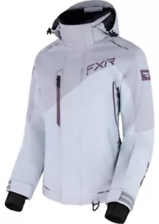 FXR エッジ レディース スノー ジャケット グレー/ミューテッド グレープ FXR Edge Womens Snow Jacket Gray/Muted Grape 【並行輸入品】｜カスタムパーツ WORLD倉庫 76,835円