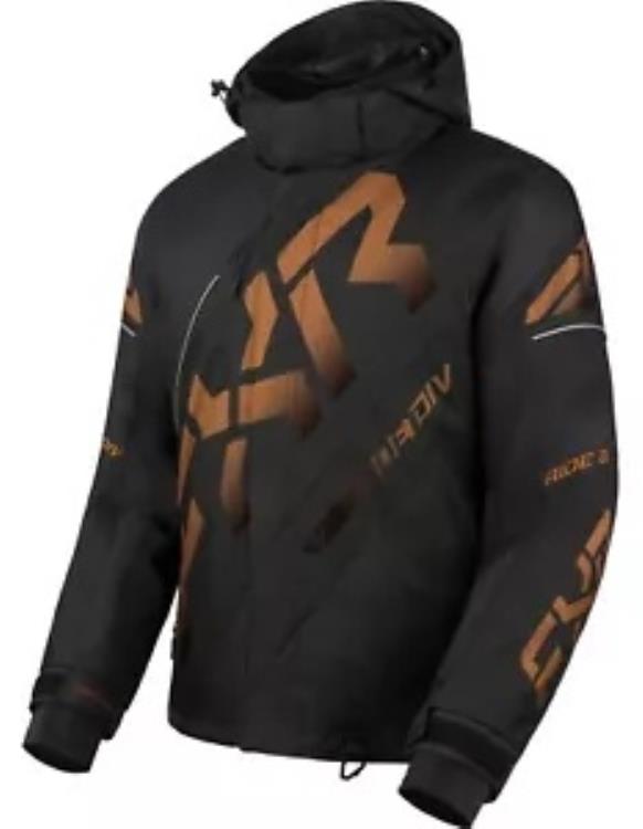 FXR CX メンズ スノー ジャケット ブラック/コッパー FXR CX Mens Snow Jacket Black/Copper 【並行輸入品】｜カスタムパーツ WORLD倉庫