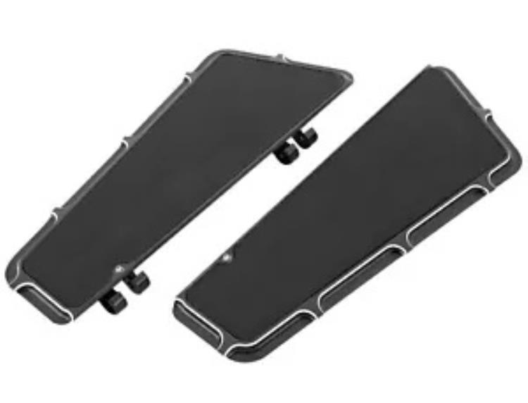 Arlen Ness 面取りブラック床板 (15-410) Arlen Ness Beveled Black Floorboards (15-410) 【並行輸入品】