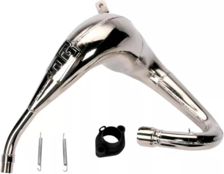 DG ニッケルメッキ Xtreme ATV 排気パイプ (00-4010) DG Nickel-Plated Xtreme ATV Exhaust Pipe (00-4010) 【並行輸入品】