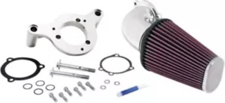 K&N RKシリーズ エアチャージャー クロームエアインテークシステム (57-1125P) K&N RK-Series Aircharger Chrome Air Intake System (57-1125P) 【並行輸入品】