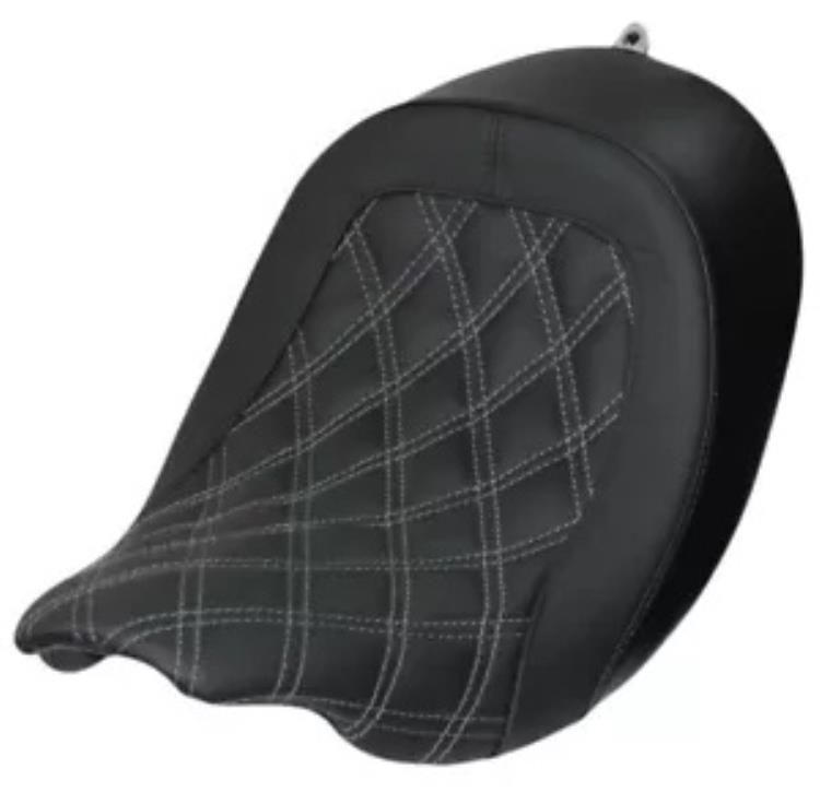 ダニー・グレイ スピードクレードル ソロシート ダブルダイヤモンドステッチ付き (21-414DIA) Danny Gray Speedcradle Solo Seat w/Double Diamond Stitch (21-414DIA) 【並行輸入品】｜カスタムパーツ WORLD倉庫 78,045円