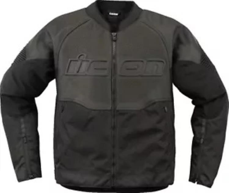 アイコン オーバーロード 3 メンズ レザー オートバイ ジャケット ブラック Icon Overlord 3 Mens Leather Motorcycle Jacket Black 【並行輸入品】