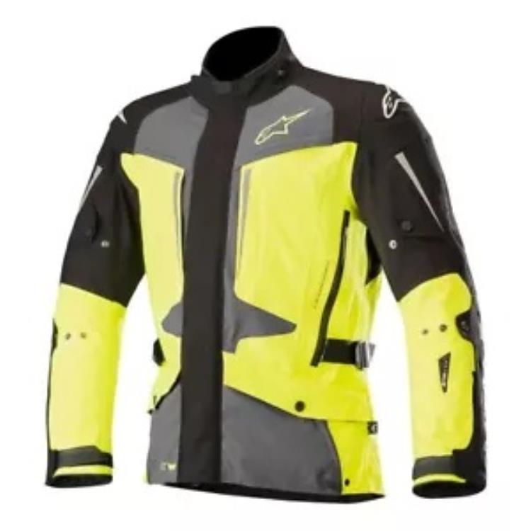 Alpinestars Yaguara Drystar オートバイ ジャケット ブラック/ダーク グレー/フルオ イエロー Alpinestars Yaguara Drystar Motorcycle Jacket Black/Dark Gray/Fluo Yellow 【並行輸入品】｜カスタムパーツ WORLD倉庫