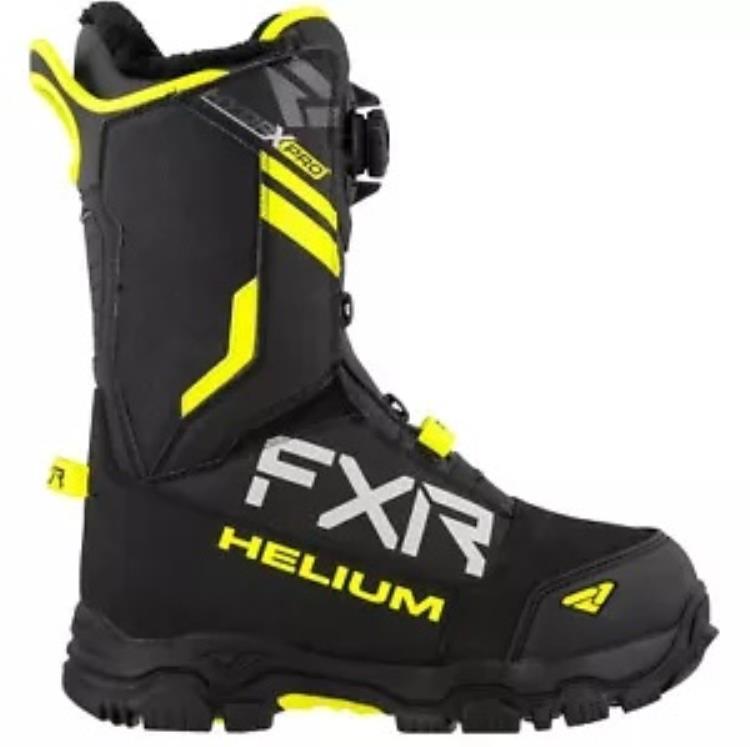 FXR ヘリウム ボア 21 メンズ スノー ブーツ ブラック/ハイビズ FXR Helium BOA 21 Mens Snow Boots Black/Hi-Vis 【並行輸入品】