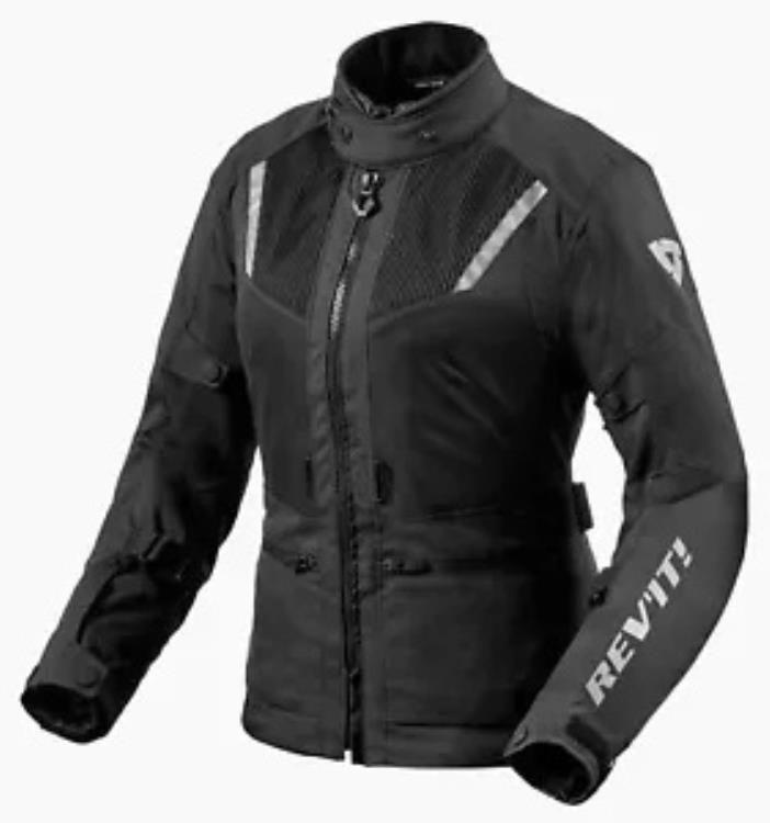 Rev'It レヴァンテ 2 H2O レディース 防水オートバイ ジャケット ブラック Rev'It Levante 2 H2O Womens Waterproof Motorcycle Jacket Black 【並行輸入品】