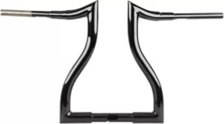 LA チョッパーズ ブラック ハンマーヘッド 14 インチ ライズ T バー ハンドルバー (LA-7316-14B) LA Choppers Black Hammerhead 14" Rise T-Bar Handlebar (LA-7316-14B) 【並行輸入品】|カスタムパーツ WORLD倉庫