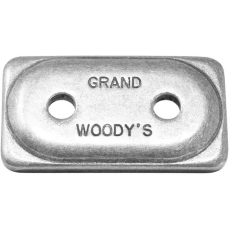 Woodys 2 穴 ナチュラル ダブル グランド ディガー サポート プレート 250 パック (ADG-3775-250) Woodys Two-Hole Natural Double Grand Digger Support Plates 250 Pk (ADG-3775-250) 【並行輸入品】