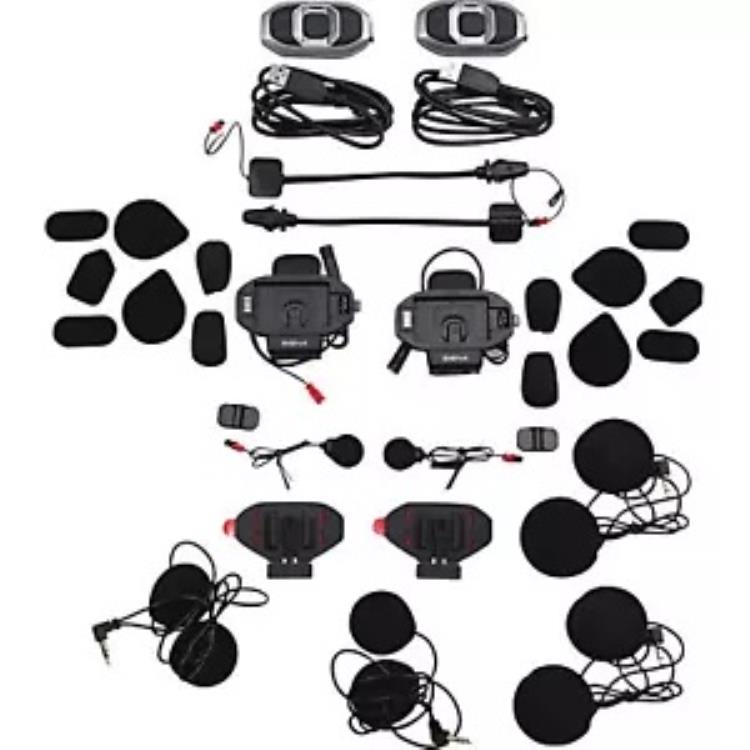 SENA SF4-02 Bluetooth 通信システム 4 ウェイ ヘッドセット デュアル キット SENA SF4-02 Bluetooth Communication System 4 Way Headset Dual Kit 【並行輸入品】｜カスタムパーツ WORLD倉庫