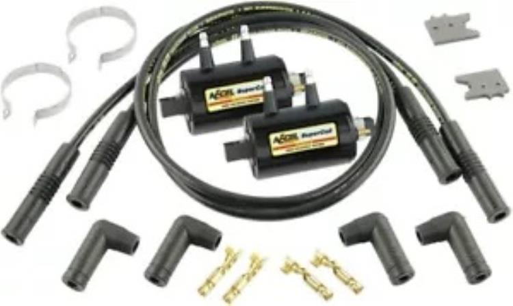 Accel ユニバーサル 4 気筒 ブラック スーパー コイル キット (140403K) Accel Universal 4-Cylinder Black Super Coil Kit (140403K) 【並行輸入品】