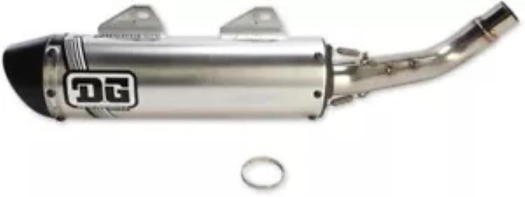 DG V2 ステンレス/アルミ スリップオンマフラー (073-4180) DG V2 Stainless Steel/Aluminum Slip-On Muffler (073-4180) 【並行輸入品】