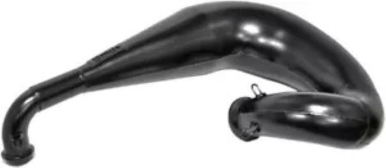 バイクマン シングルブラックエキゾーストパイプ (01-106) Bikeman Single Black Exhaust Pipe (01-106) 【並行輸入品】|カスタムパーツ WORLD倉庫