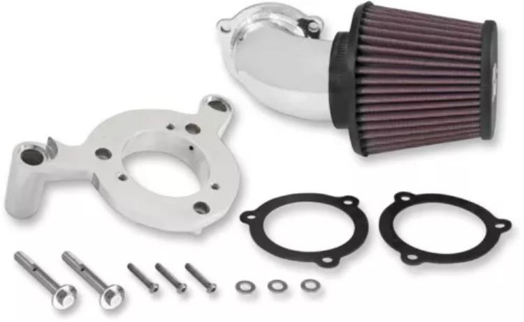 K&N エアチャージャー クローム パフォーマンス エア インテーク システム (63-1131P) K&N Aircharger Chrome Performance Air Intake System (63-1131P) 【並行輸入品】