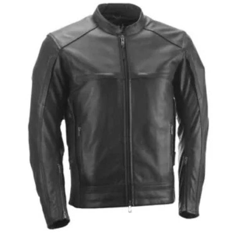 ハイウェイ 21 ガンナー メンズ レザー オートバイ ジャケット ブラック Highway 21 Gunner Mens Leather Motorcycle Jacket Black 【並行輸入品】