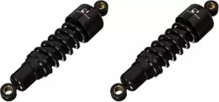 Progressive 412 シリーズ ヘビーデューティ ブラック 12.5 インチ リア ショック (412-4076B) Progressive 412 Series Heavy Duty Black 12.5\